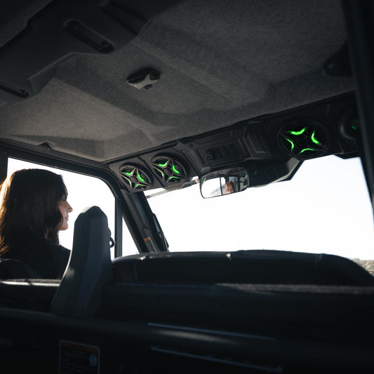 2026-Up CanAm Defender HD11 Phase-7 V-Spec 1,650watt 8-Speaker Audio Kit for BRP Touchscreen