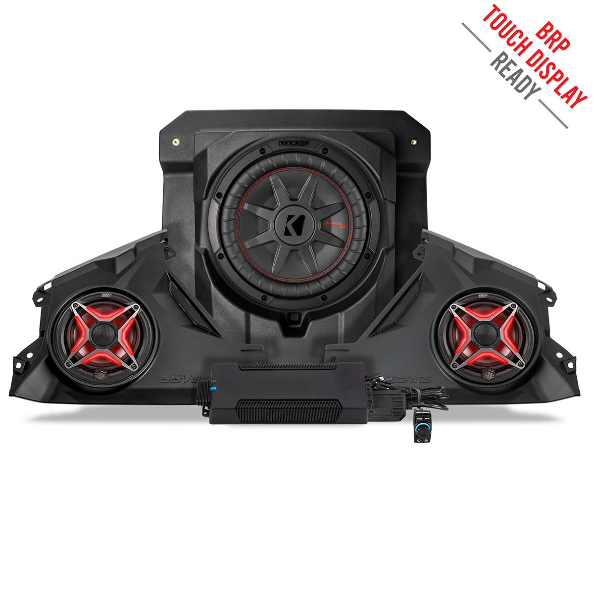 2024-2026 Can-Am® Maverick R, Phase-3 V-Spec 1650watt 3-Speaker Stereo System