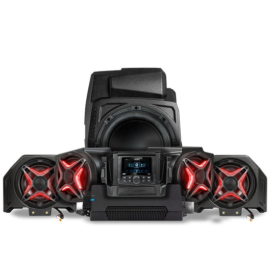2020-2024 Polaris® RZR PRO Series Phase-5 V-Spec 5-Speaker 1400watt System w/MRB4