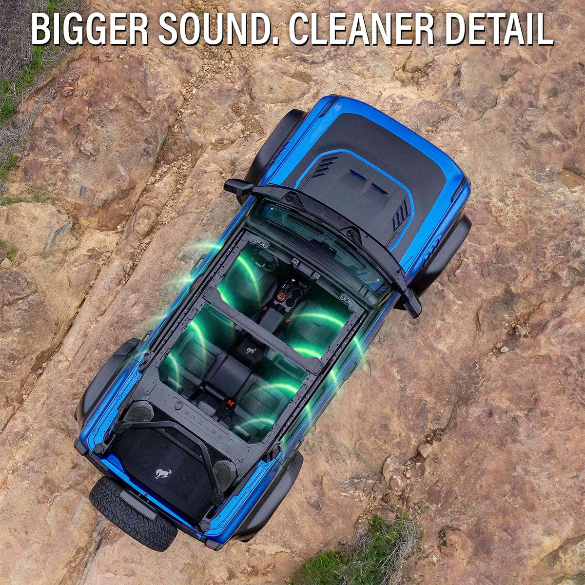 2022-2026 Ford Bronco Raptor Rear Speaker Pod 6.5in Upgrade