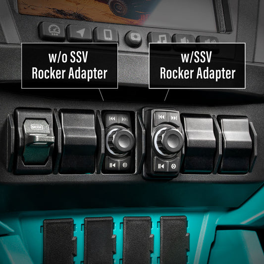 SSV Works Polaris RZR Pro Series Snap In Rocker Switch Carling Adapter