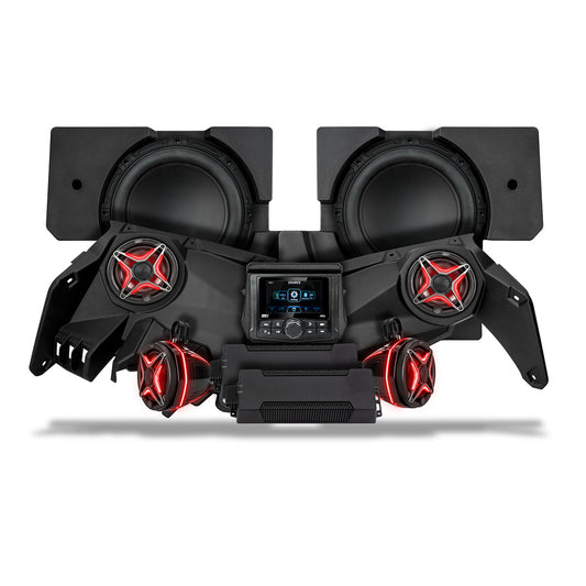 2017-2026 Can-Am® X3, Phase-5 V-Spec 6-Speaker 1650watt System w/MRB4