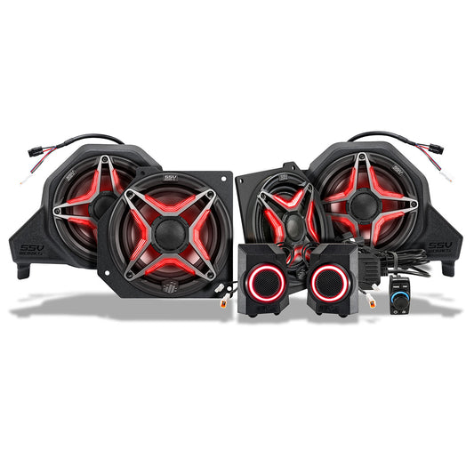 2024-2026 Polaris Xpedition 6-Speaker V-Spec Plug-&-Play Factory-Audio Upgrade Kit