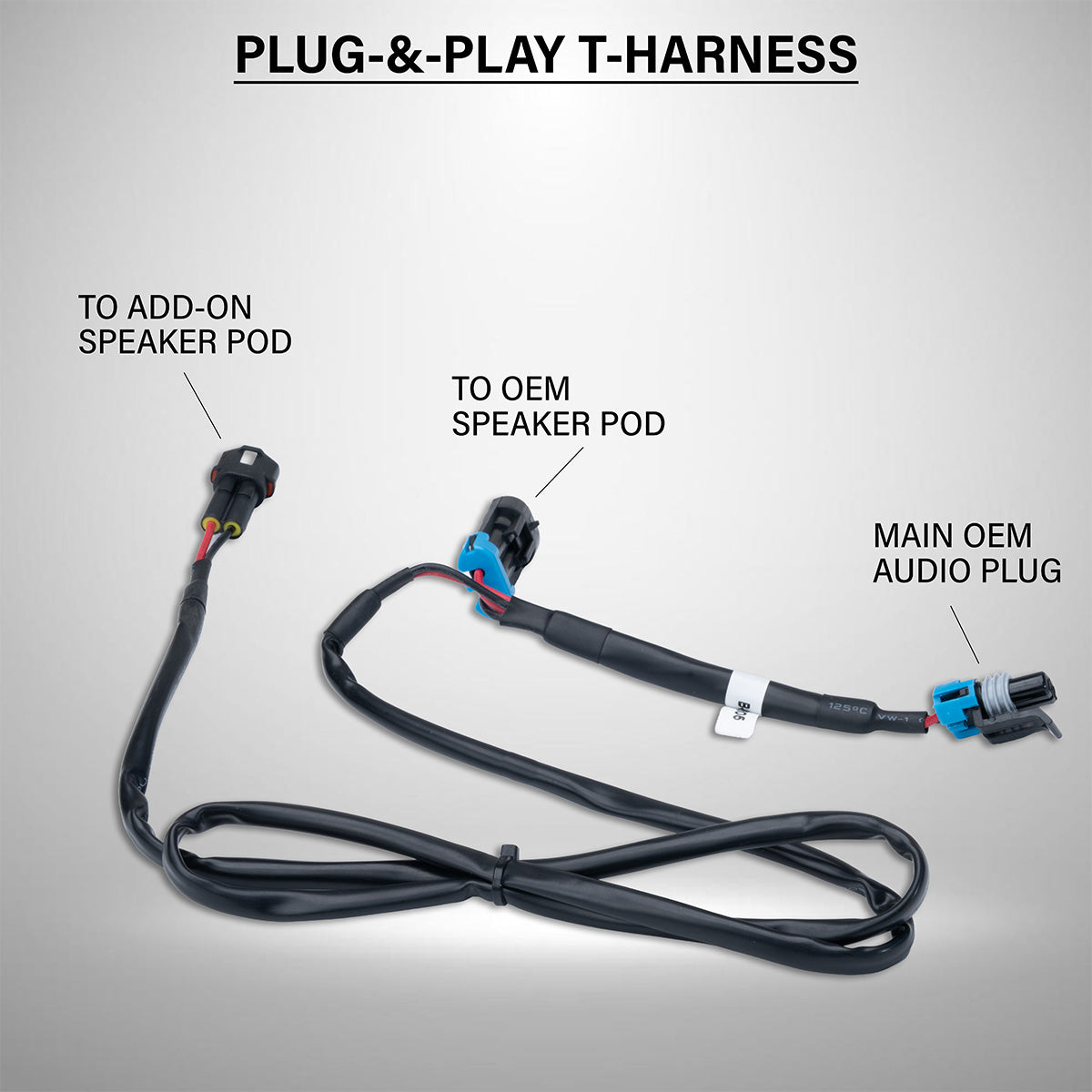 Polaris RZR OEM Audio-Expansion Kit | 2-Tower Speaker Add-on Kit w/8" Kicker Speakers