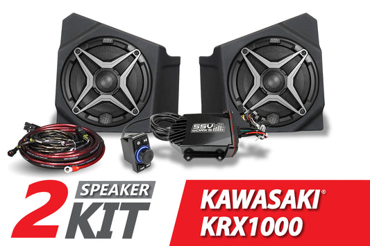 2020-2024 Kawasaki KRX1000 2-Speaker SSV Works Audio-Kit