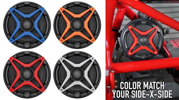 Interchangeable Color Grilles for SSV Works 6.5" Speaker (2 Pairs)