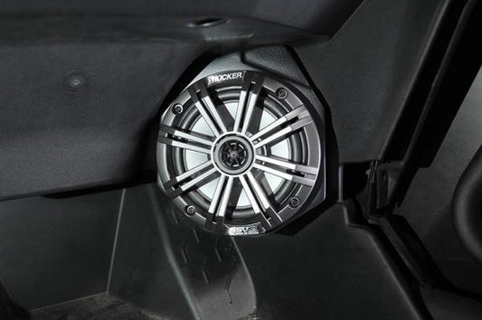 2017-2026 Plug-&-Play 6.5" Front-Kick Speaker-Pods Add-ons for SSV CanAm X3 Audio-Kits