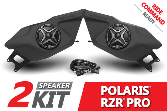 2021-2024 Polaris RZR Pro 2-Seater Door Speaker-Pods for Ride Command