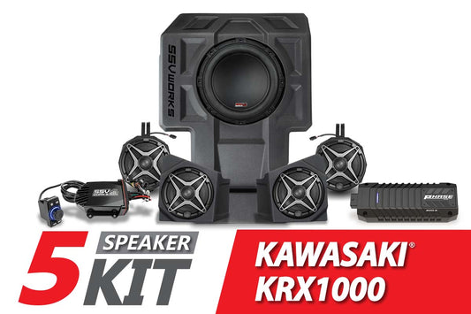 2020-2023 Kawasaki KRX1000 2-Seater 5-Speaker SSV Works Audio-Kit