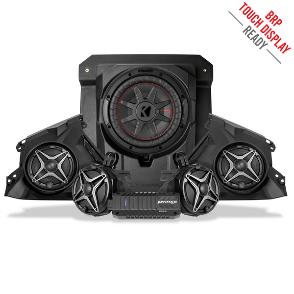 2024-2026 Can-Am® Maverick R, Phase-4 A-Spec 800watt 5-Speaker