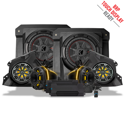 2024-2026 Can-Am® Maverick R, Phase-6 K-Spec 1650watt 6-Speaker Stereo System with Kicker Horns