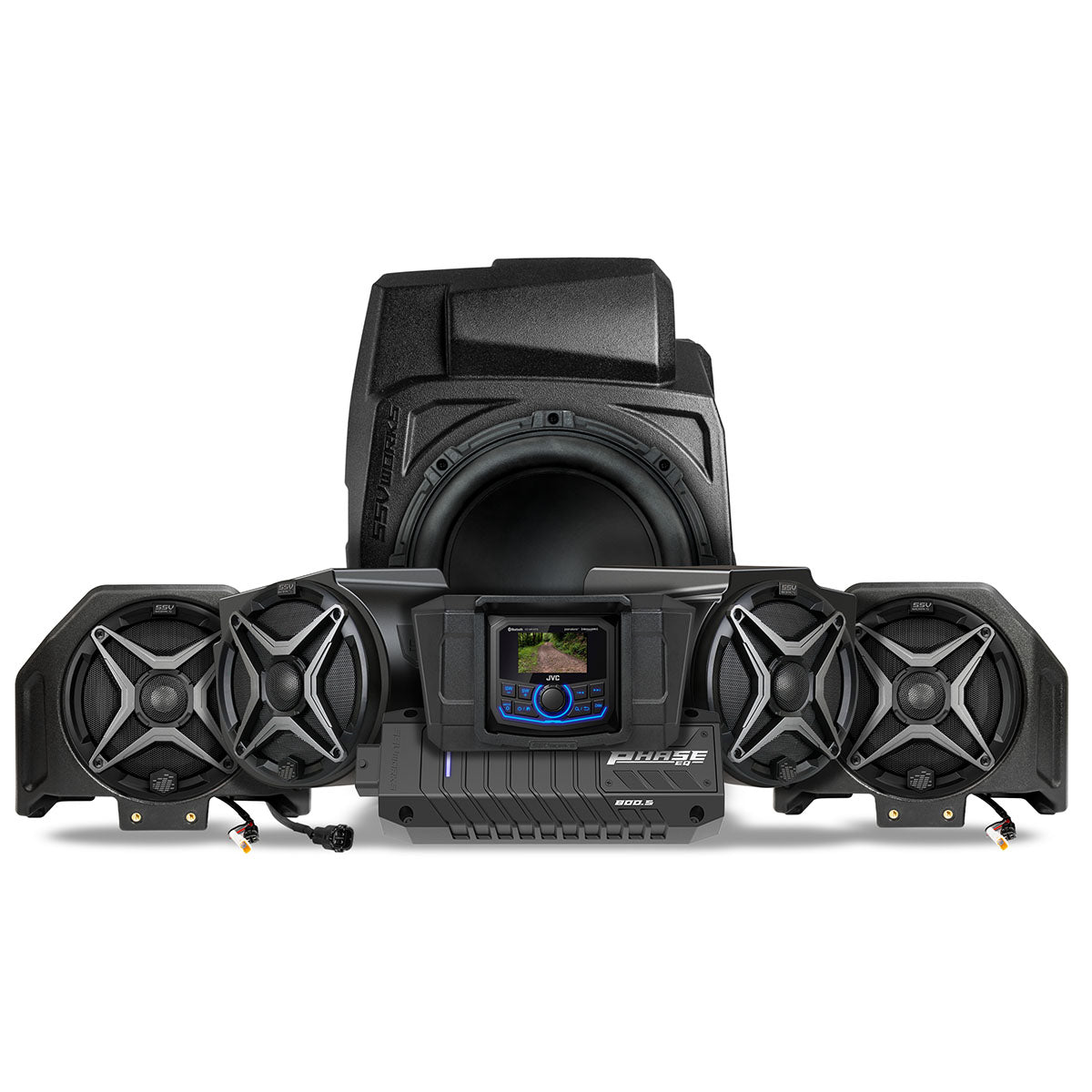 2020-2024 Polaris® RZR PRO Series Phase-4 A-Spec 5-Speaker 800watt System w/JVC