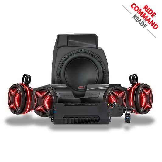 2020-2024 Polaris® RZR PRO Series Phase-5 V-Spec 6-Speaker 1400watt System for Ride Command