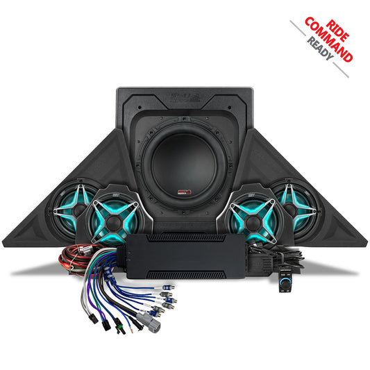 2018-2025 Polaris® Slingshot Phase-5 V-Spec 1400watt 5-Speaker Audio-System for Ride Command