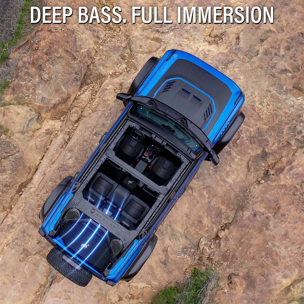 2021-2026 Ford Bronco 4-Door Plug-&-Play Complete 10" Subwoofer Kit