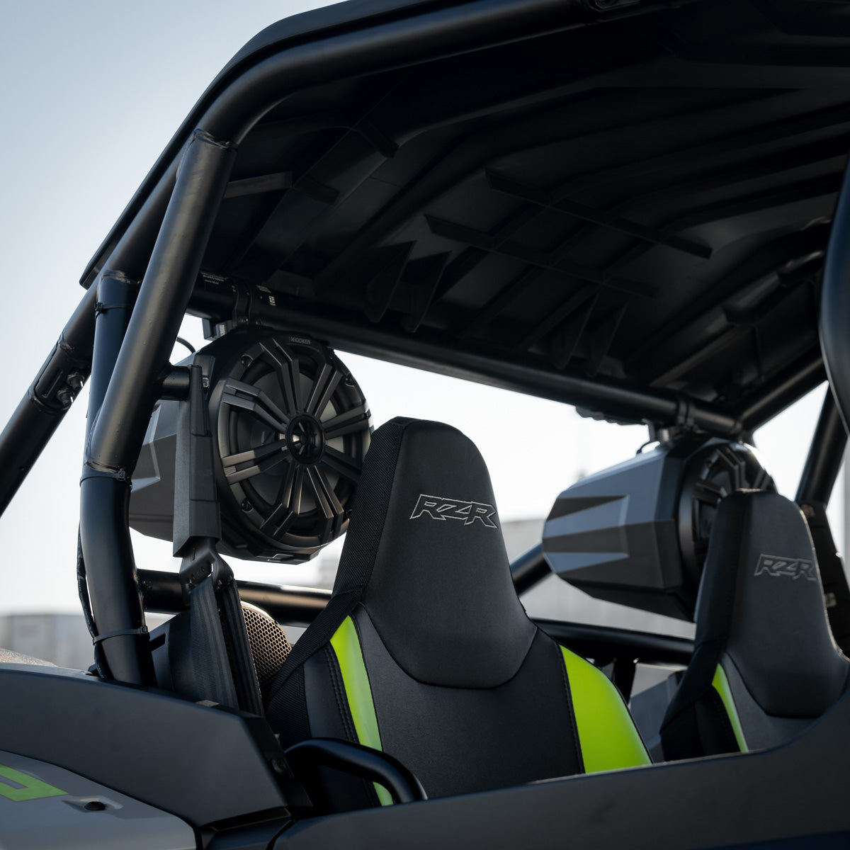 Polaris RZR OEM Audio-Expansion Kit | 2-Tower Speaker Add-on Kit w/8" Kicker Speakers