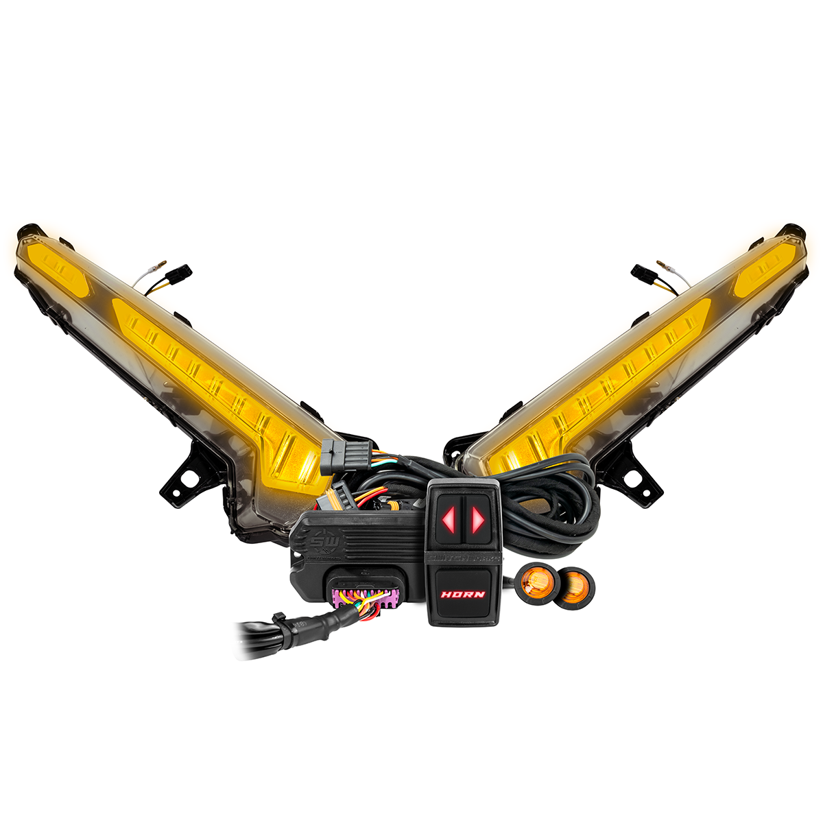 Turn-Signal Plug-&-Play Kit | 2026 Can-Am Defender HD11 | Front LED Lights w/Taillight Integration