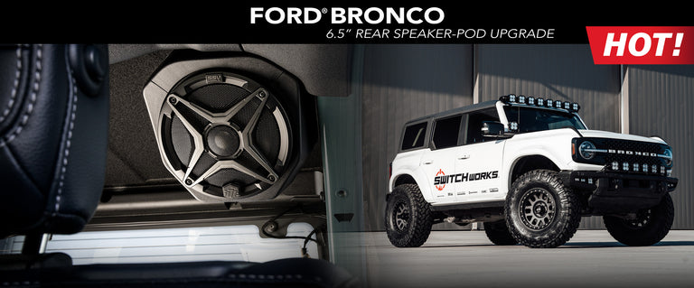 SSV Works Ford Bronco Rear Speaker Upgrade