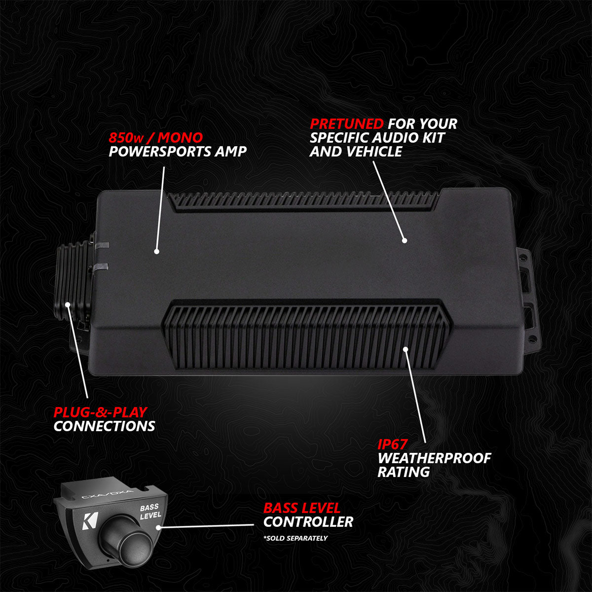 2020-2024 Polaris® RZR PRO Series Phase-6 K-Spec 6-Speaker 1400watt System w/JVC