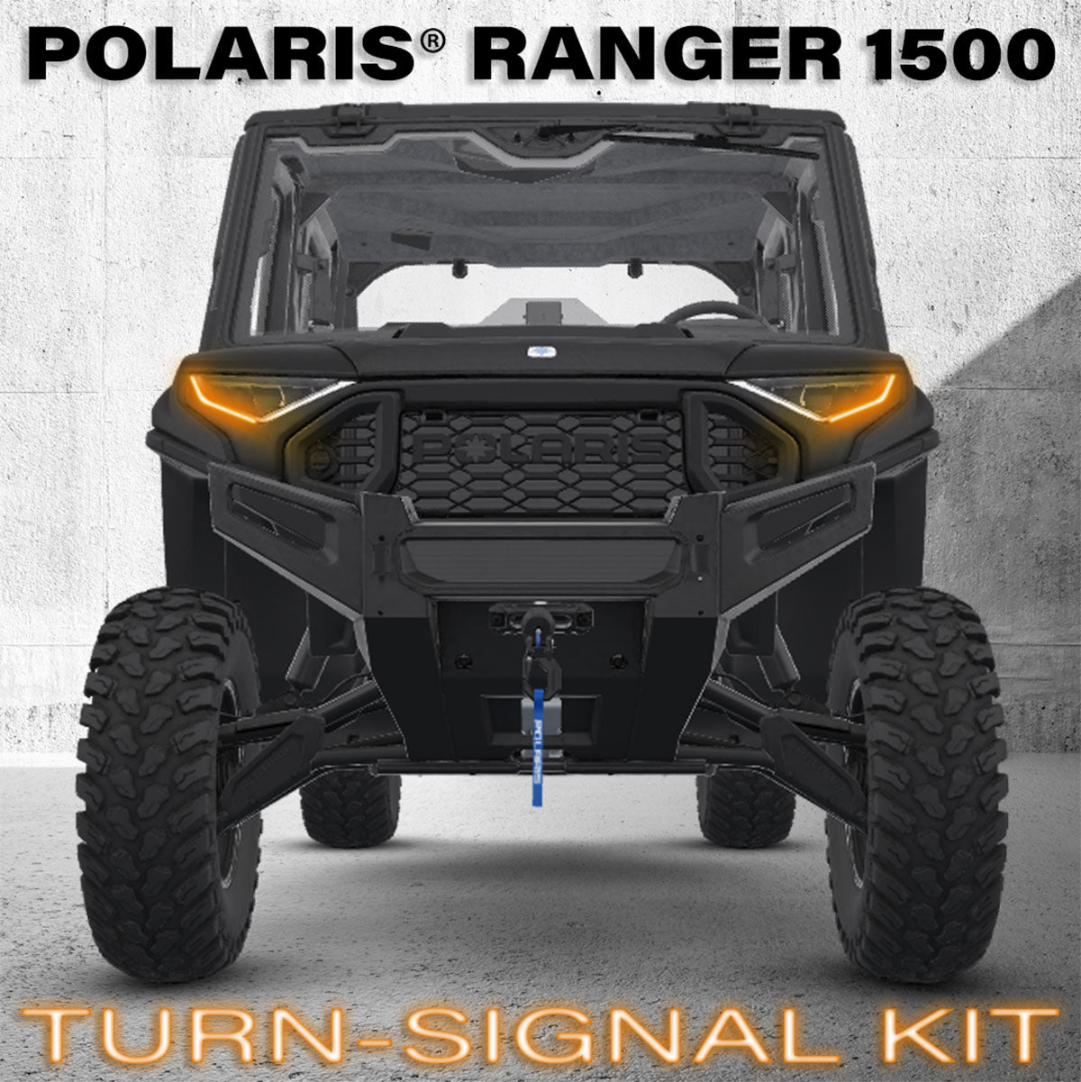 Turn-Signal Plug-&-Play Kit | 2024-2026 Polaris Ranger 1500 | Sequential Front LED Lights w/Taillight Integration