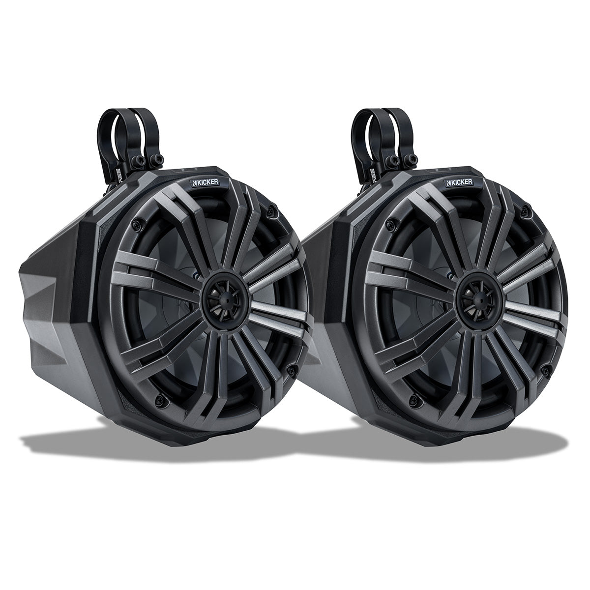 Polaris RZR OEM Audio-Expansion Kit | 2-Tower Speaker Add-on Kit w/8" Kicker Speakers