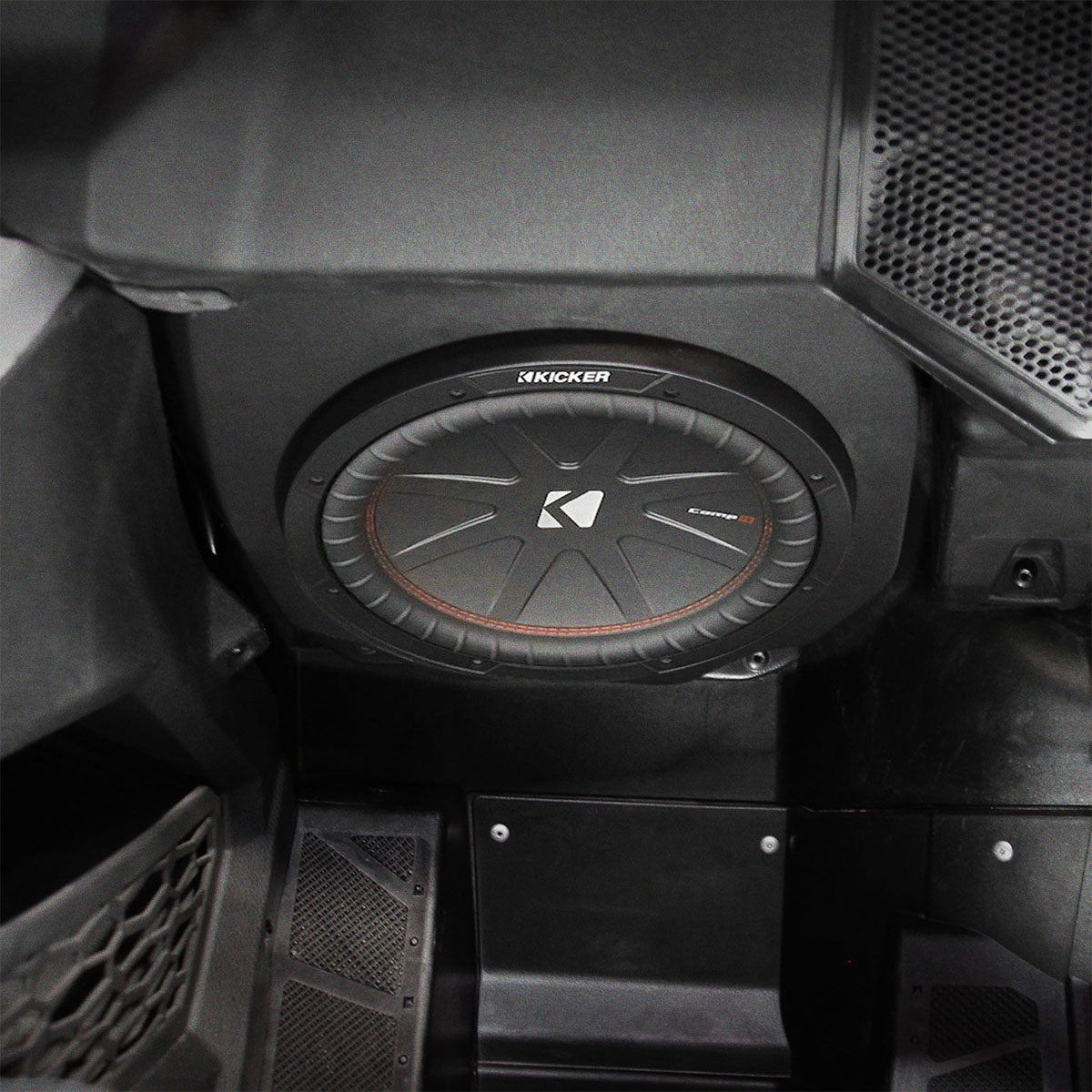 2020-2024 Polaris® RZR Pro Under-Dash 10" Sealed Subwoofer Add-On for Ride Command