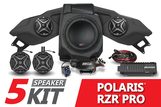 2020-2024 Polaris RZR Pro A-Spec SSV 5-Speaker Plug-&-Play System