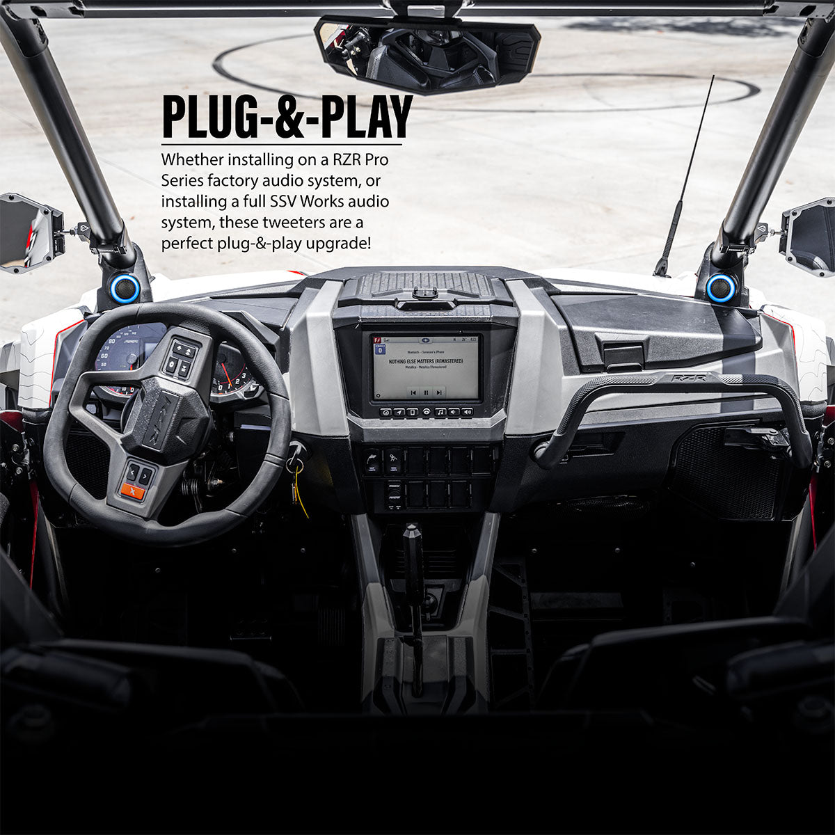 2020-2024 Polaris® RZR Pro R, Pro XP and Turbo R Tweeter Upgrade