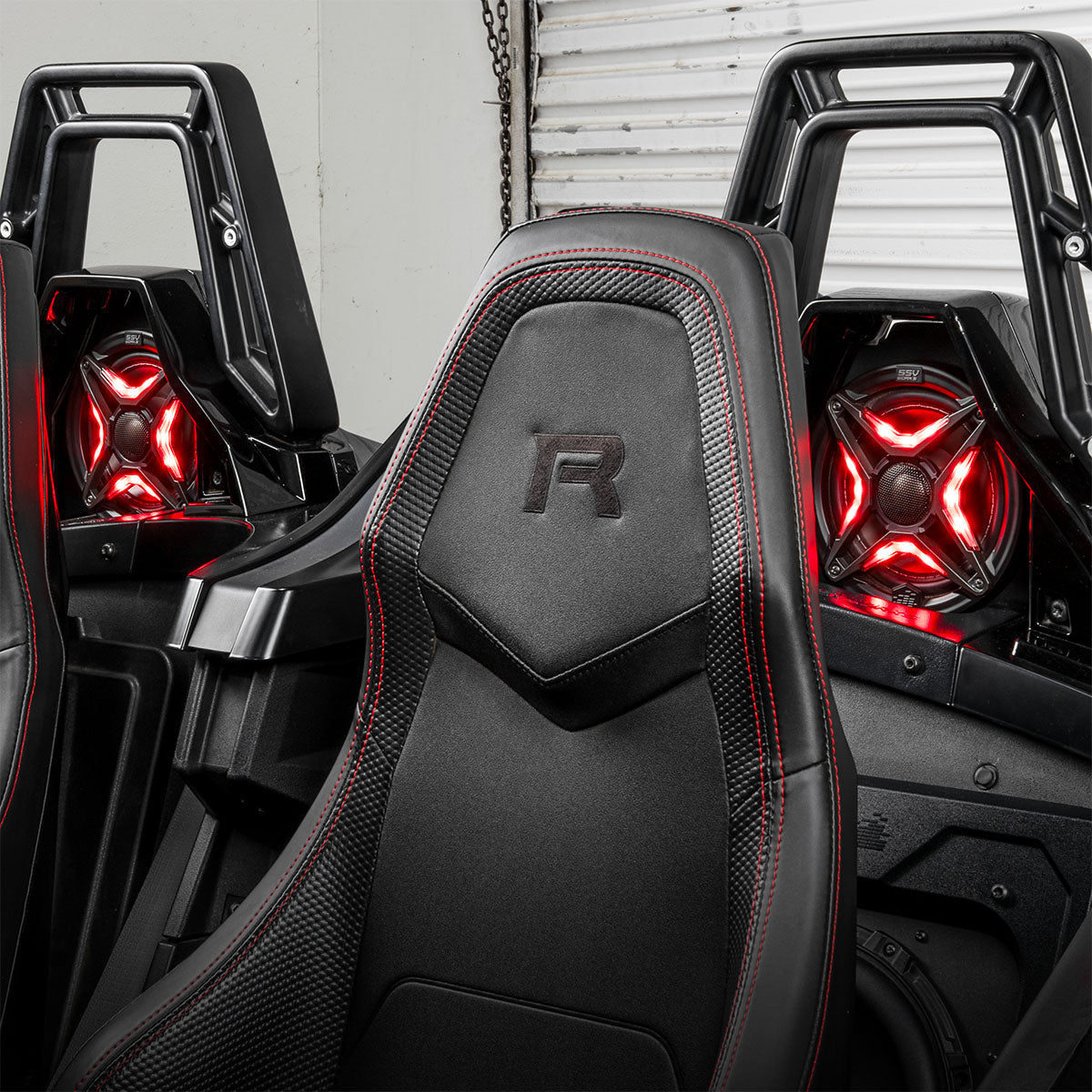 2018-2025 Polaris® Slingshot Phase-5 V-Spec 1400watt 5-Speaker Audio-System for Ride Command