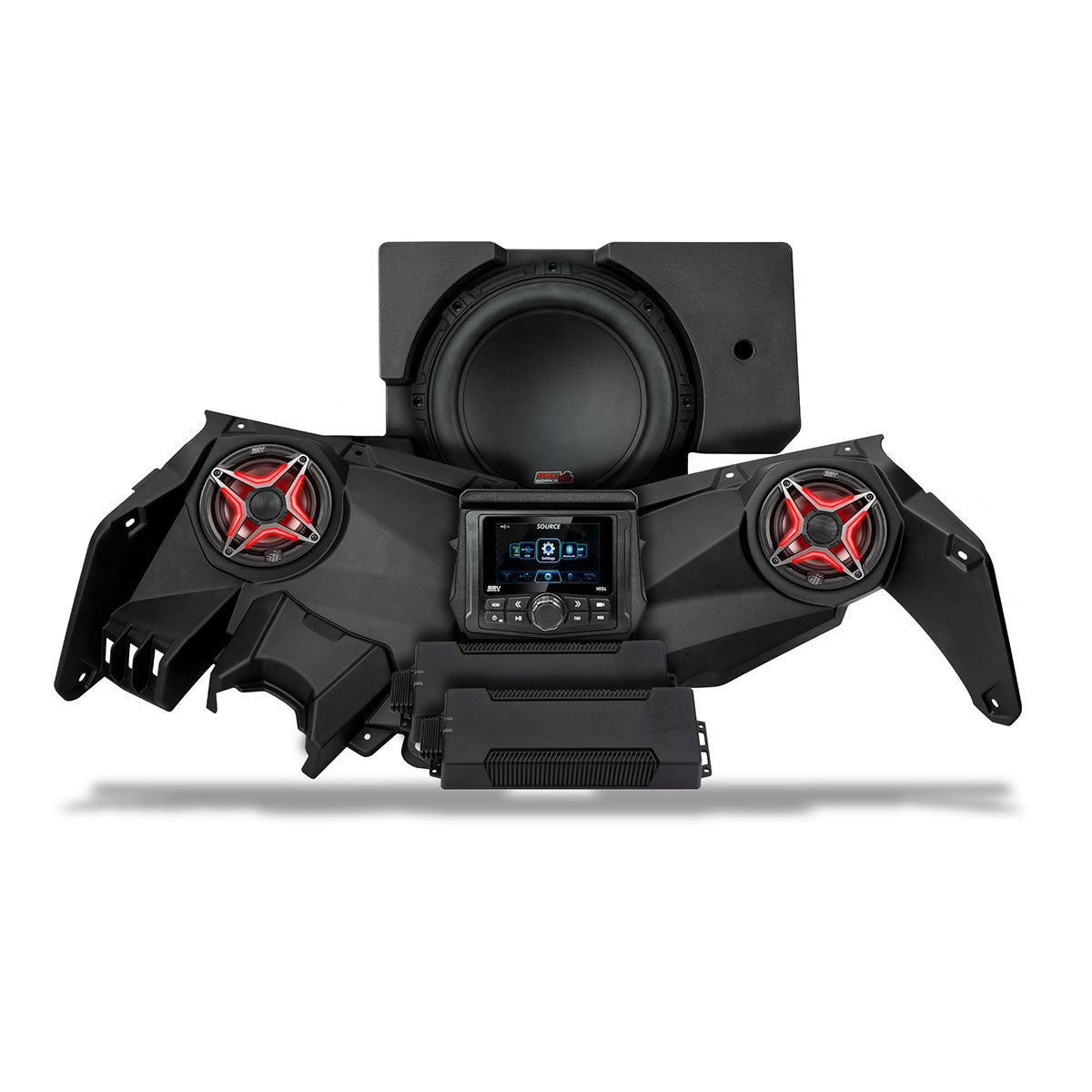 2017-2026 Can-Am® X3, Phase-3 V-Spec 3-Speaker 1650watt System w/MRB4