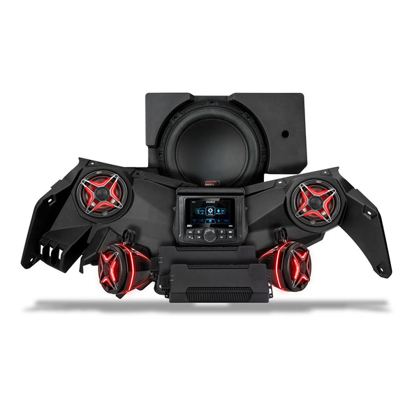 2017-2026 Can-Am® X3, Phase-4 V-Spec 5-Speaker 1650watt System w