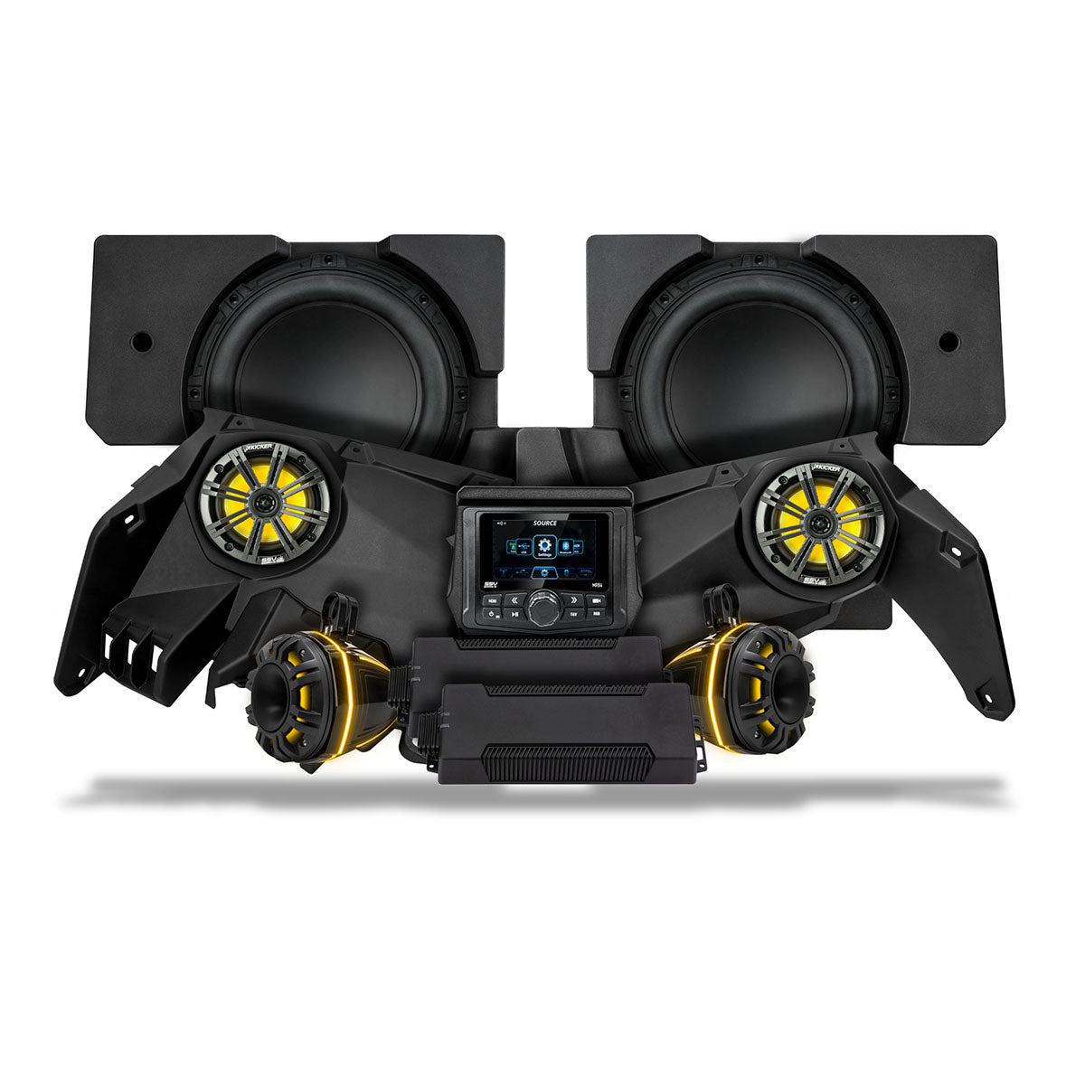 2017-2026 Can-Am® X3, Phase-6 K-Spec 6-Speaker 1650watt System w/MRB4