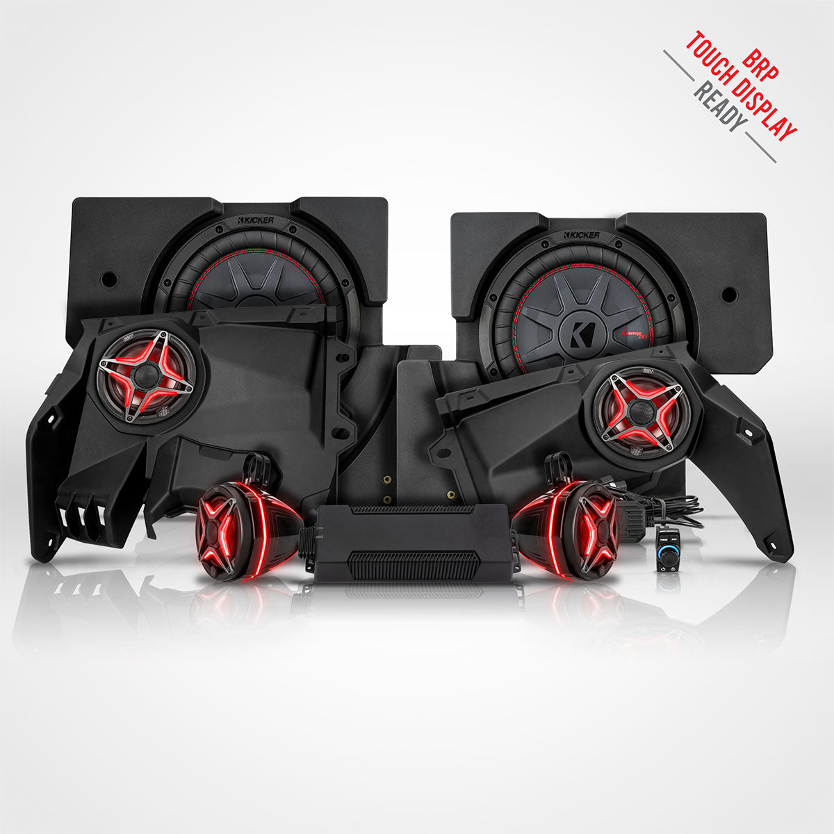 2026-2027 Can-Am® X3, Phase-5 V-Spec 6-Speaker 1400watt System for BRP Touchscreen