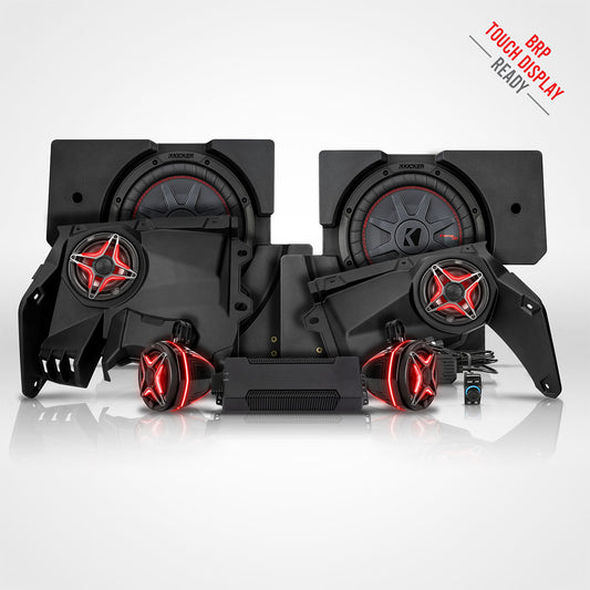 2026-2027 Can-Am® X3, Phase-5 V-Spec 6-Speaker 1400watt System for BRP Touchscreen