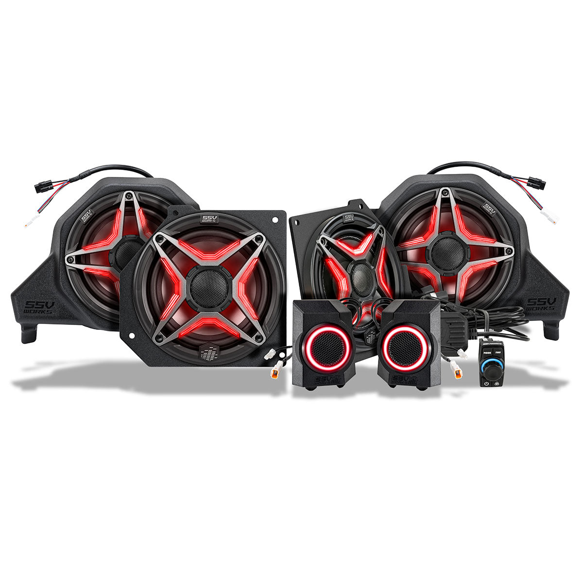 2024-2026 Polaris Xpedition 6-Speaker V-Spec Plug-&-Play Factory-Audio Upgrade Kit