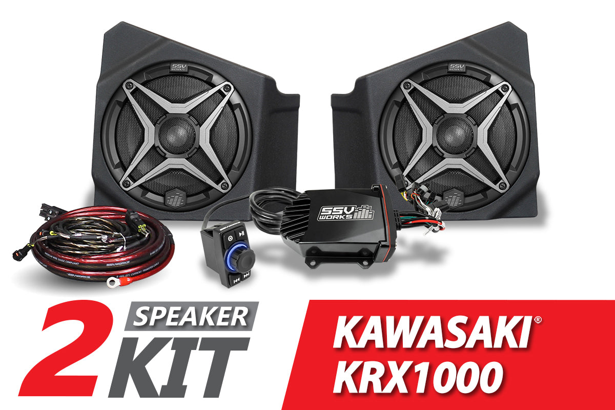 Kawasaki KRX65-RP Rear Pod Speaker Set – For Teryx KRX 1000 2020-2021