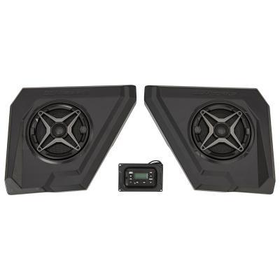 Yamaha Wolverine X4 Audio Pod System with MRB3 Dash Kit and Overhead Front Speaker Pods