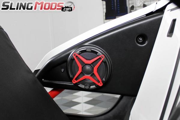 2015-2021 Polaris Slingshot Upper Side-Panel Speaker-Pods with 120watt 6.5" Speakers