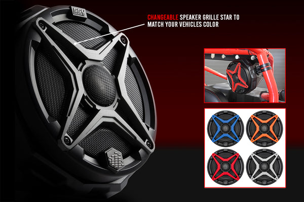 Interchangeable Color Grilles for SSV Works 6.5