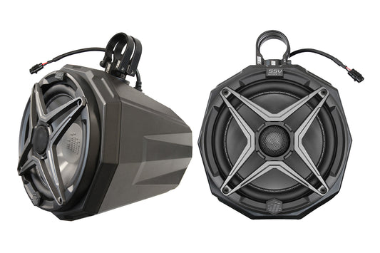 Universal 8in Cage-Mount Speaker-Pods