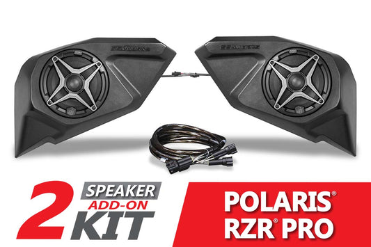 2020-2024 Polaris RZR Pro Rear-Door 6.5in Add-On Speaker-Pods
